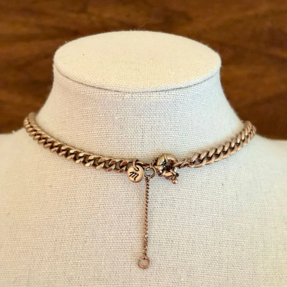 Madewell | Chunky Jewel Statement Necklace | 18” Adjustable - Picture 3 of 3
